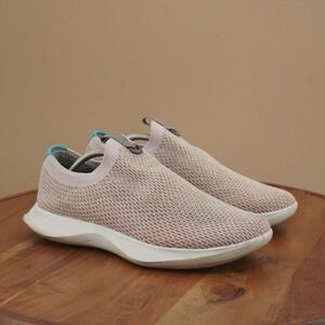 Allbirds Mens TD Tree Dasher Slip On Knit Sneakers Size 11.5 Prisma Pink Teal